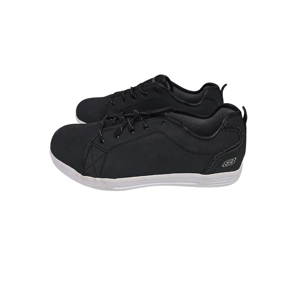 Skechers Men's Steel Toe Steel Plate Skate Safety Work Shoe 99999071 Black 14M - Picture 6 of 9